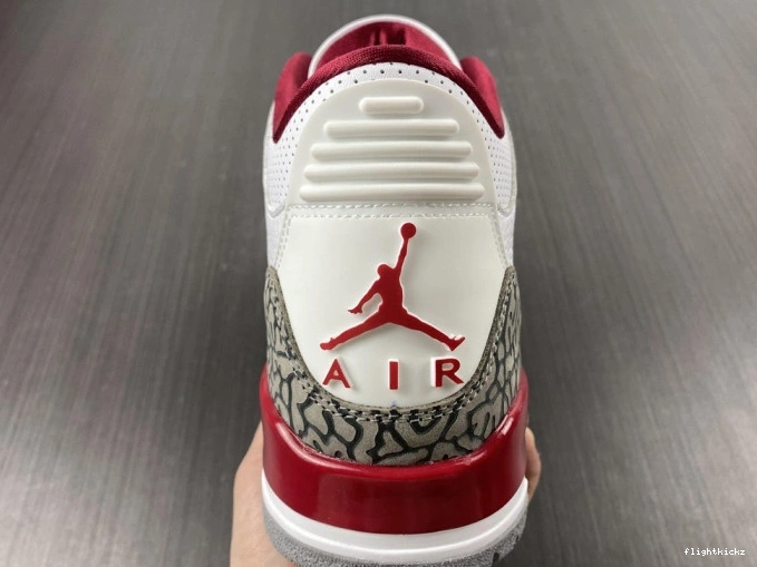 Cardinal CT8532-126 Retro Red Jordan 3 0730